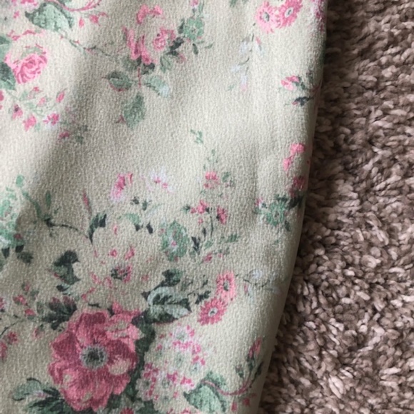 NWT Maison Amory Romance Slip Skirt - Green Floral - Picture 7 of 8